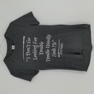 Harry Potter "I don't go looking for trouble trouble usually finds me" Top Small